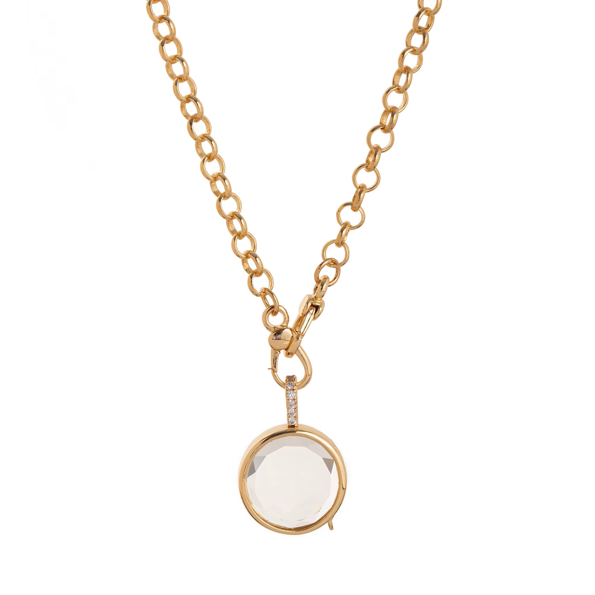 Heart of the Ocean Can Be Opened Necklace, Water Droplet Pendant, Niche Cute Small Object, Collarbone Chain, Color Preservation